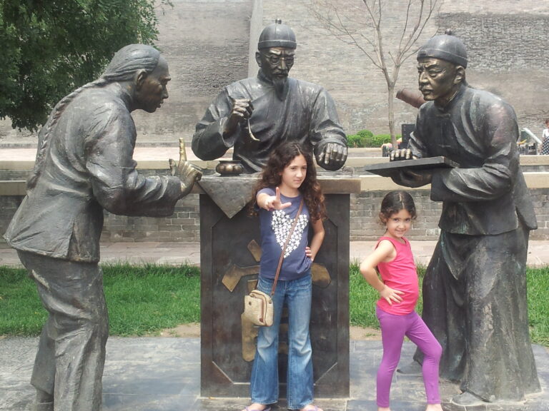 china with kids