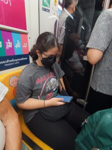 Gali Bts Bangkok Thailand With Kids